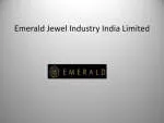 Emerald Jewel Industry India Limited company logo