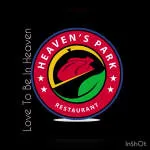 Heaven's park restaurant company logo