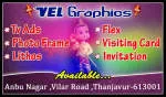 Vel Graphics and flex printing company logo