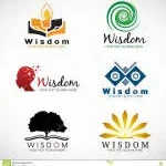 Wisdom college for creativity & design company logo