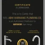 Abhi vairavans plumbing company logo