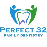 Perfect 32 family dental solutions company logo