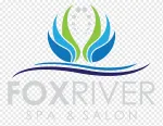 River salon and spa company logo