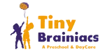 Tiny Brainiacs preschool company logo