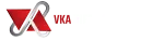 V K and associates company logo